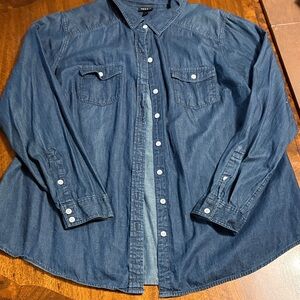 Torrid Classic Blue Denim Shirt